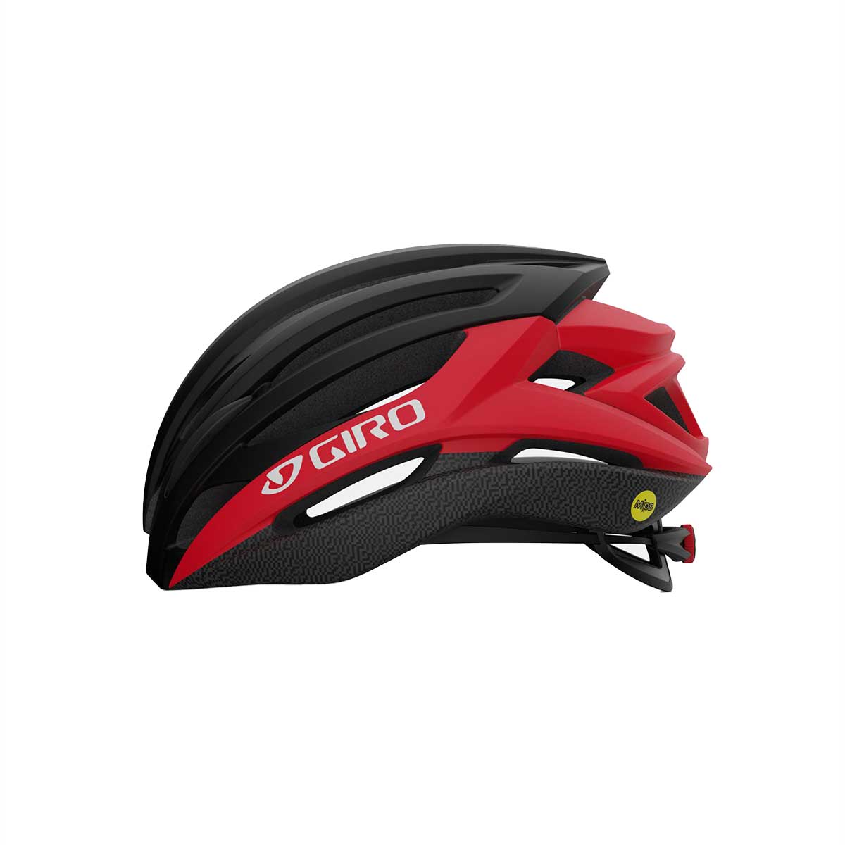 Giro Syntax MIPS Helmet in Matte Black Bright Red